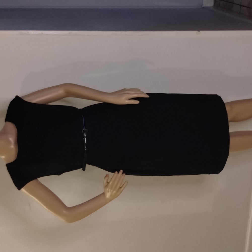 Classic black dress… beautiful Calvin Klein office dress!